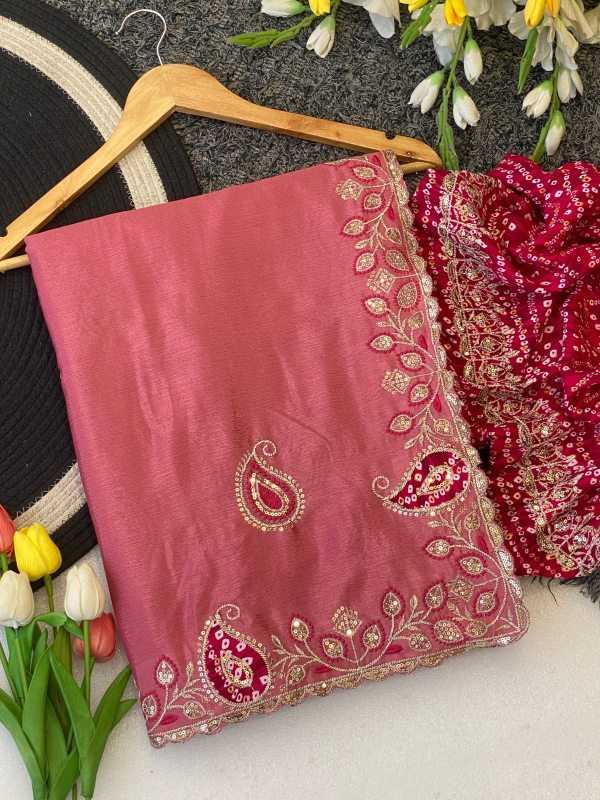 YNF Wholesale Chinon Sequence Sarees  | Surat Manufacturer