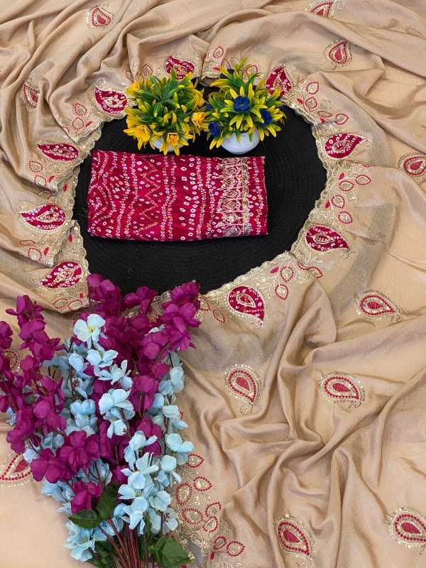 YNF Wholesale Chinon Sequence Sarees  | Surat Manufacturer