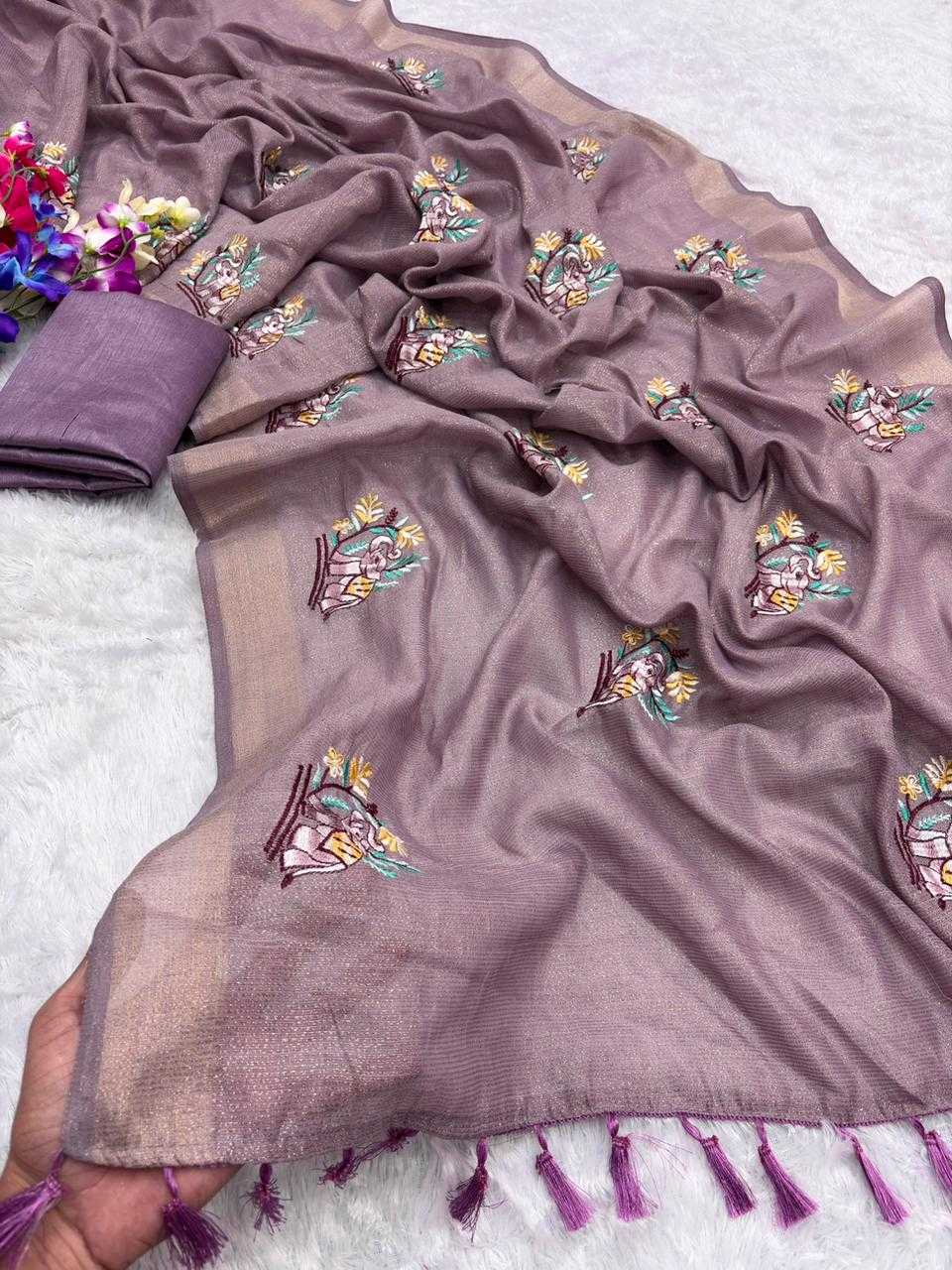 YNF Wholesale Cotton Embroidered Sarees  | Surat Manufacturer
