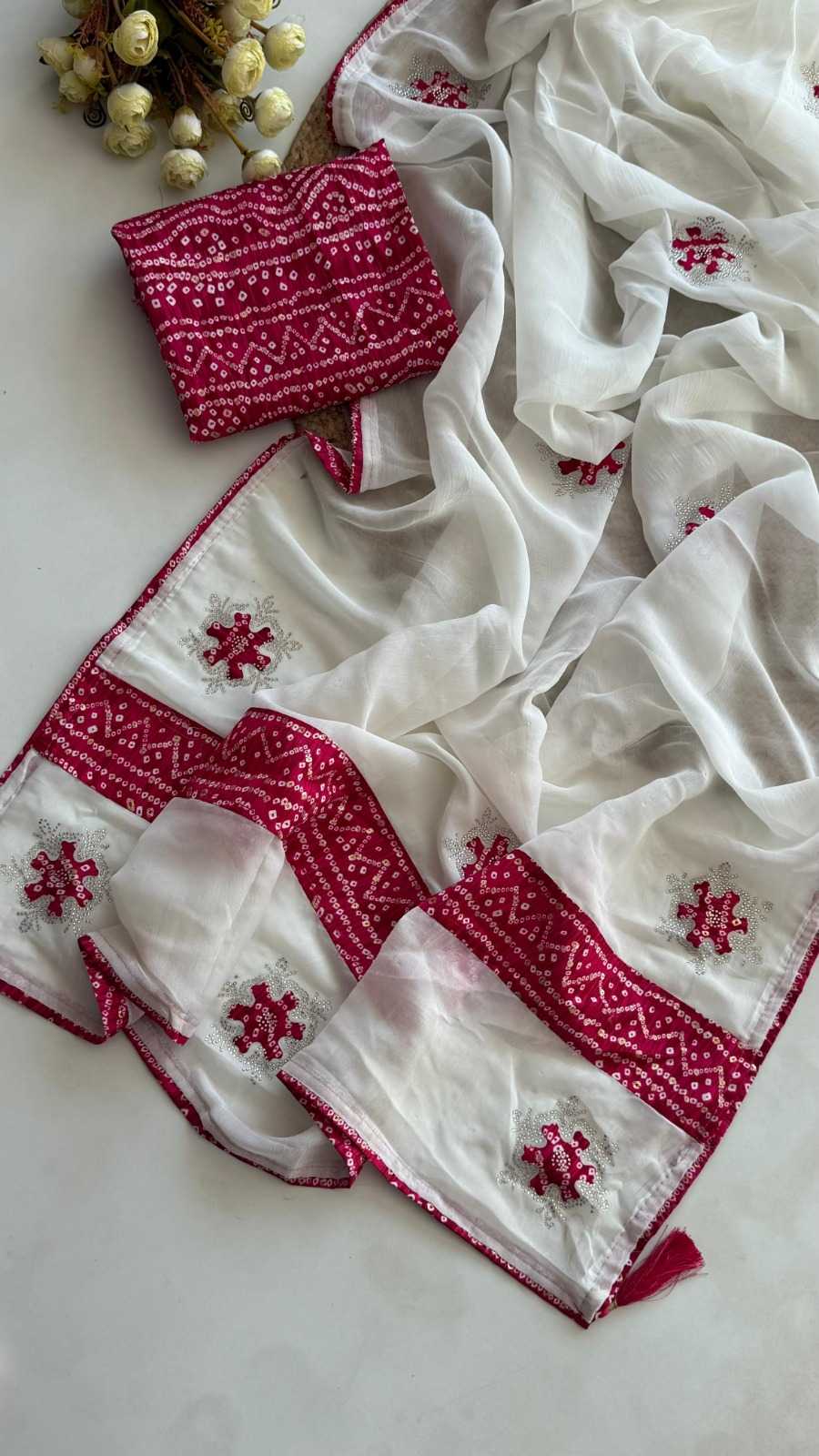 YNF Wholesale Crunchi Fancy Sarees  | Surat Manufacturer