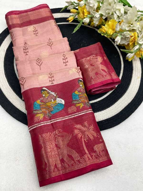 YNF Wholesale Silk Floral Sarees  | Surat Manufacturer