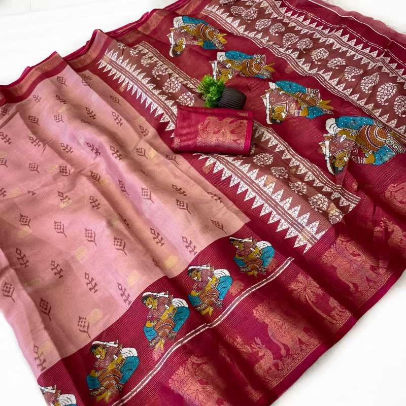 YNF Wholesale Silk Floral Sarees  | Surat Manufacturer