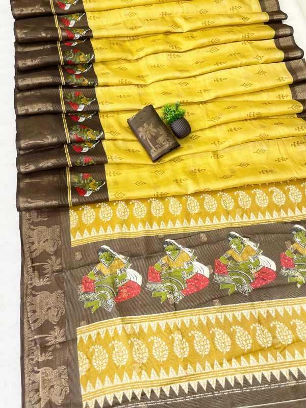 YNF Wholesale Silk Floral Sarees  | Surat Manufacturer