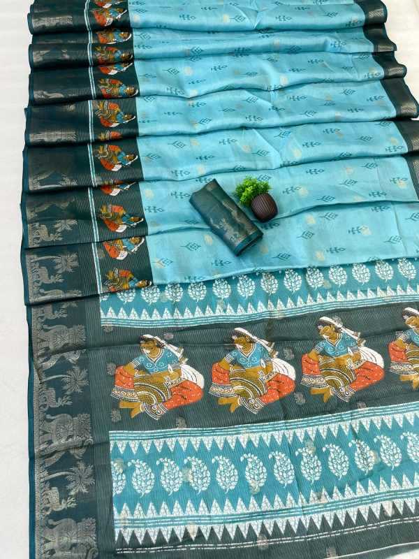 YNF Wholesale Silk Floral Sarees  | Surat Manufacturer