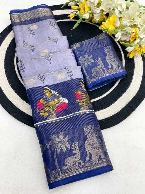 YNF Wholesale Silk Floral Sarees  | Surat Manufacturer