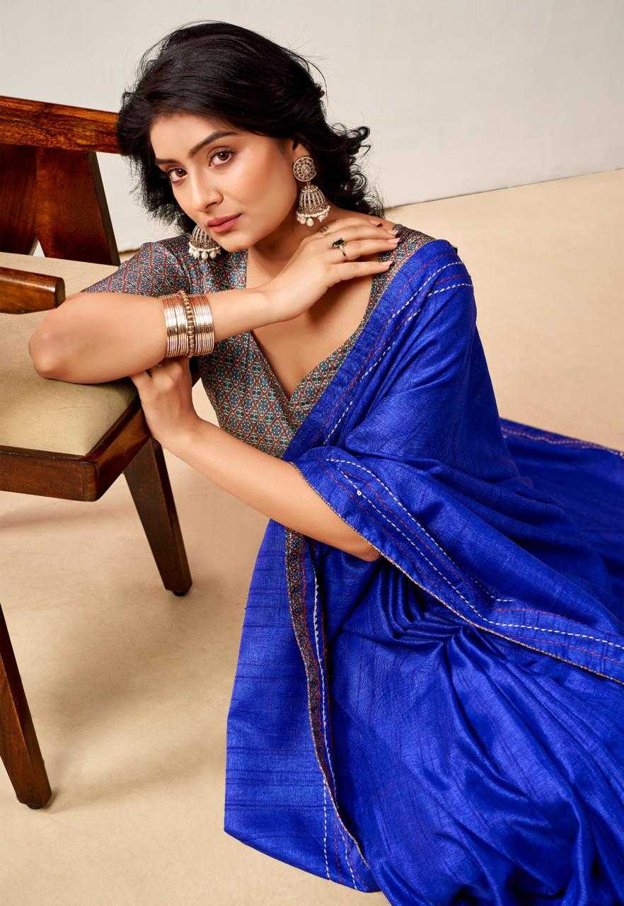 YNF Wholesale Tussar Silk Designer Sarees  | Surat Manufacturer