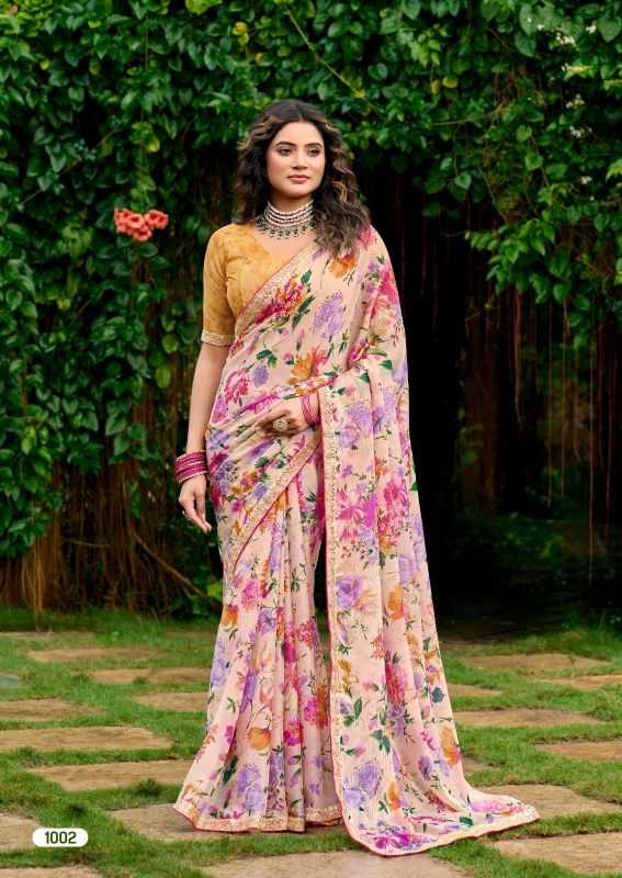 YNF Wholesale Chiffon Chiffon Sarees  | Surat Manufacturer