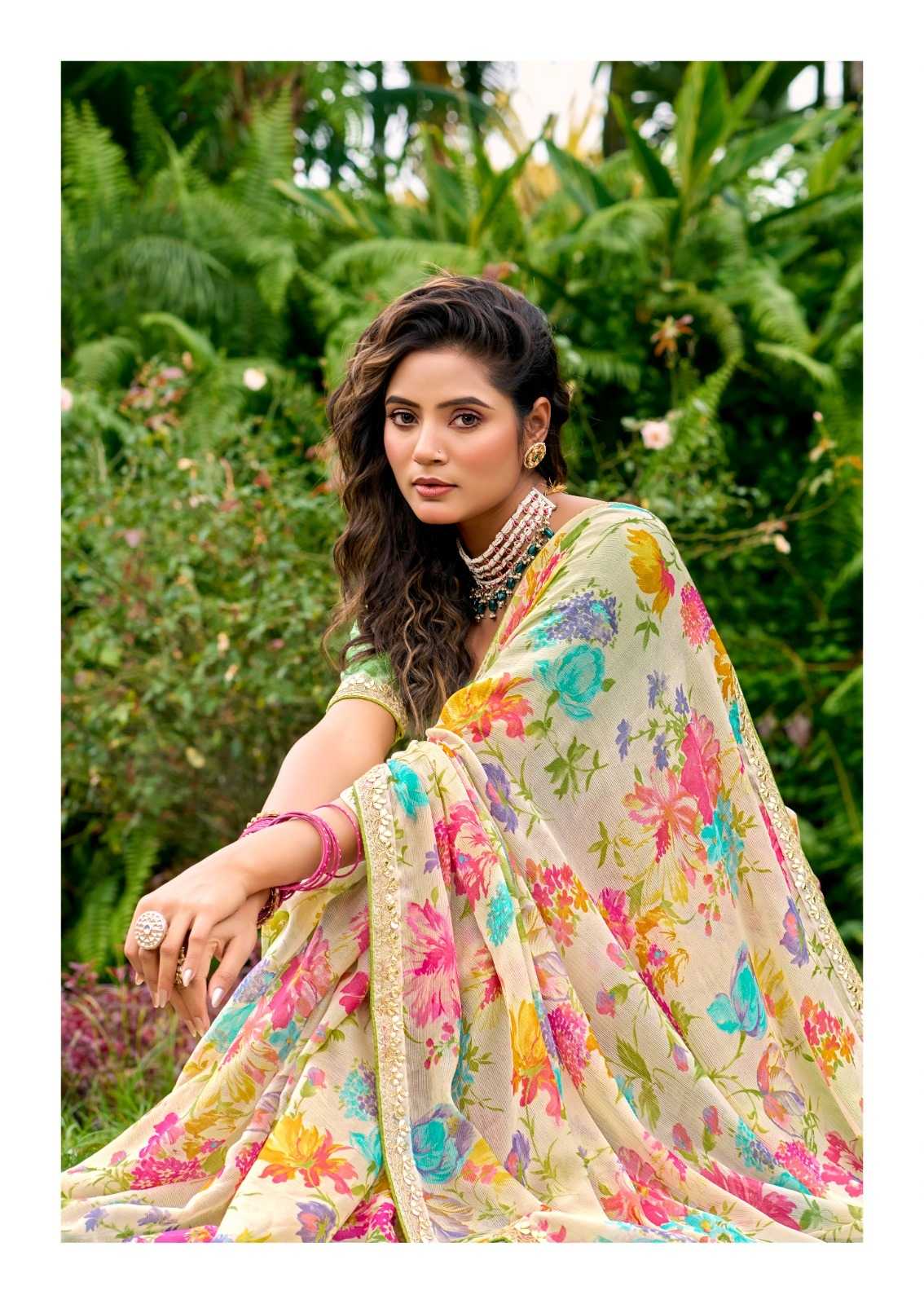 YNF Wholesale Chiffon Chiffon Sarees  | Surat Manufacturer
