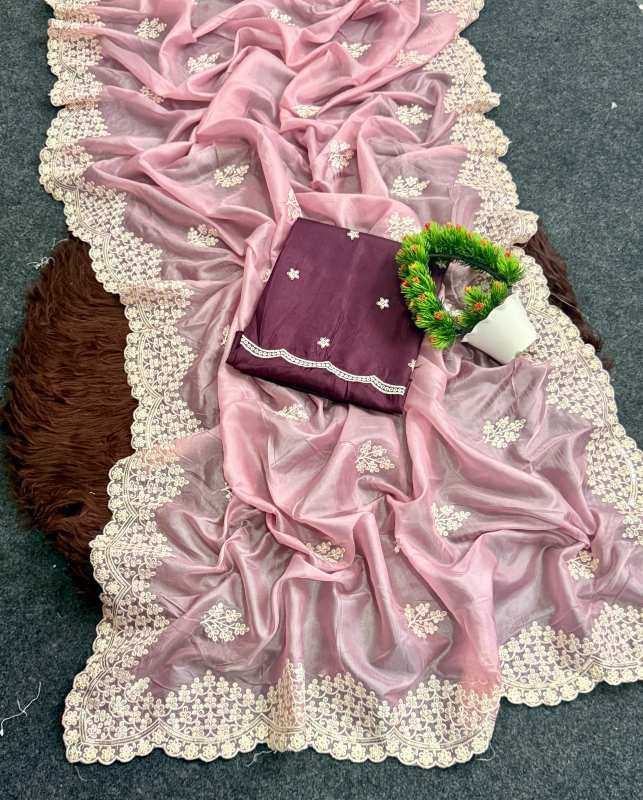YNF Wholesale Heavy Roman Silk Party Wear Silk Sarees  | Surat Manufacturer