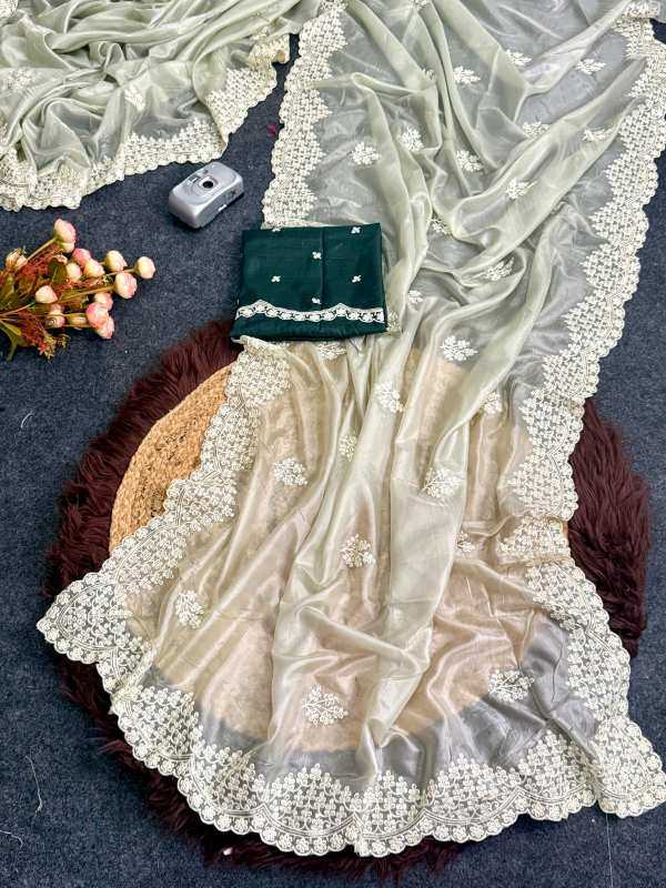 YNF Wholesale Heavy Roman Silk Party Wear Silk Sarees  | Surat Manufacturer