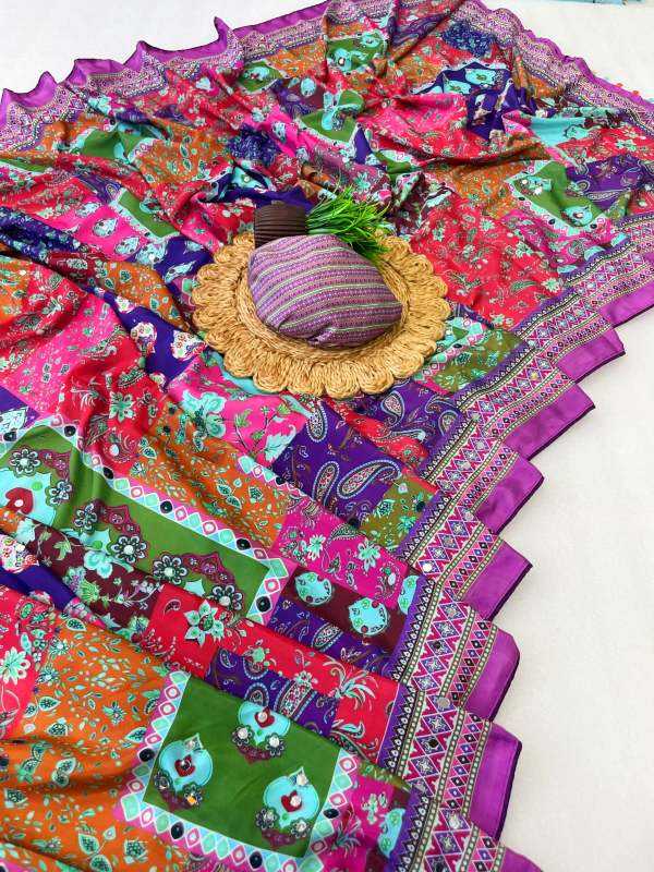 YNF Wholesale Premium Roman Silk Brocade Sarees  | Surat Manufacturer