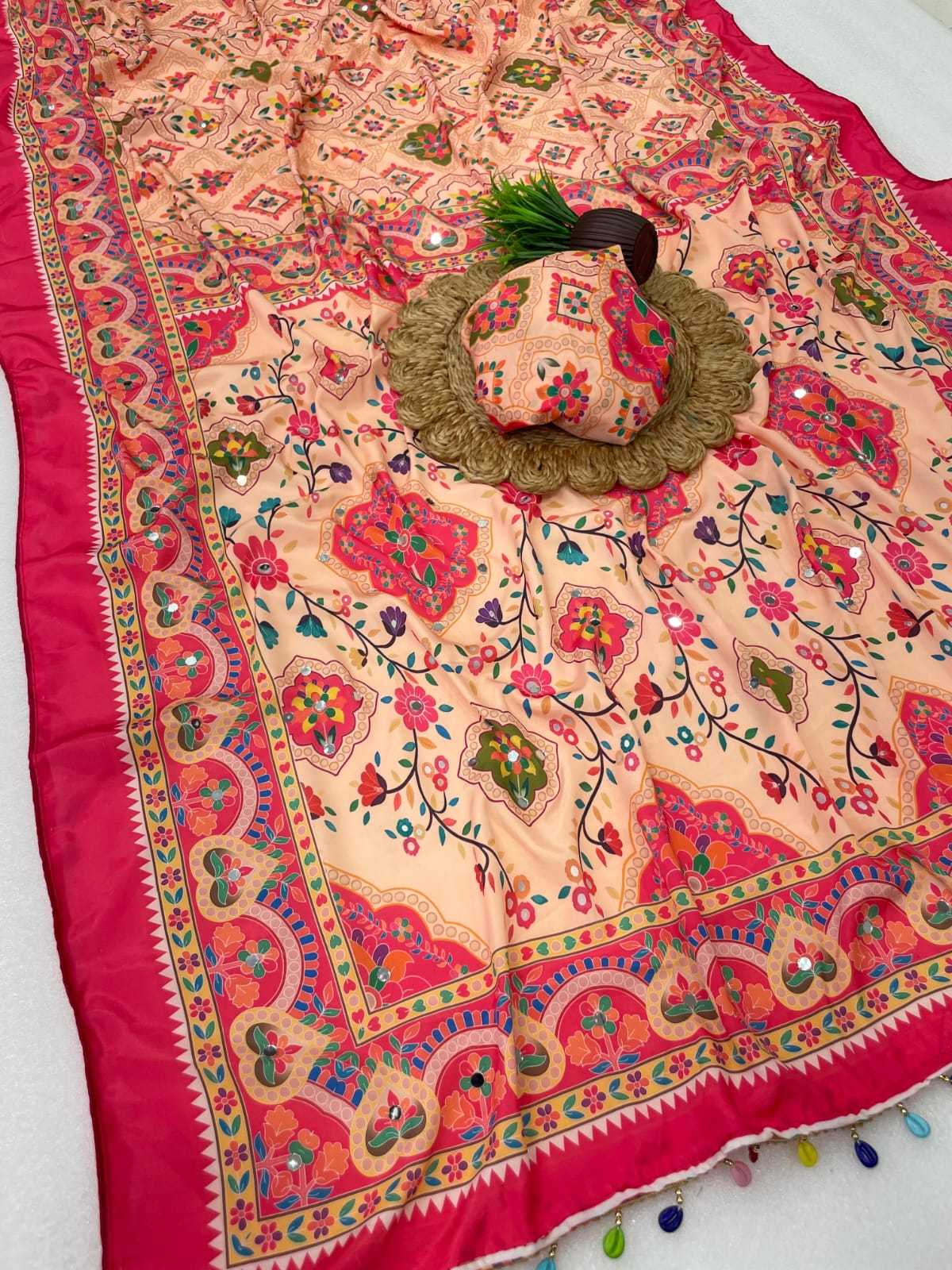 YNF Wholesale Premium Silk Printed Silk Saree KESH514 Indrani | Surat Manufacturer