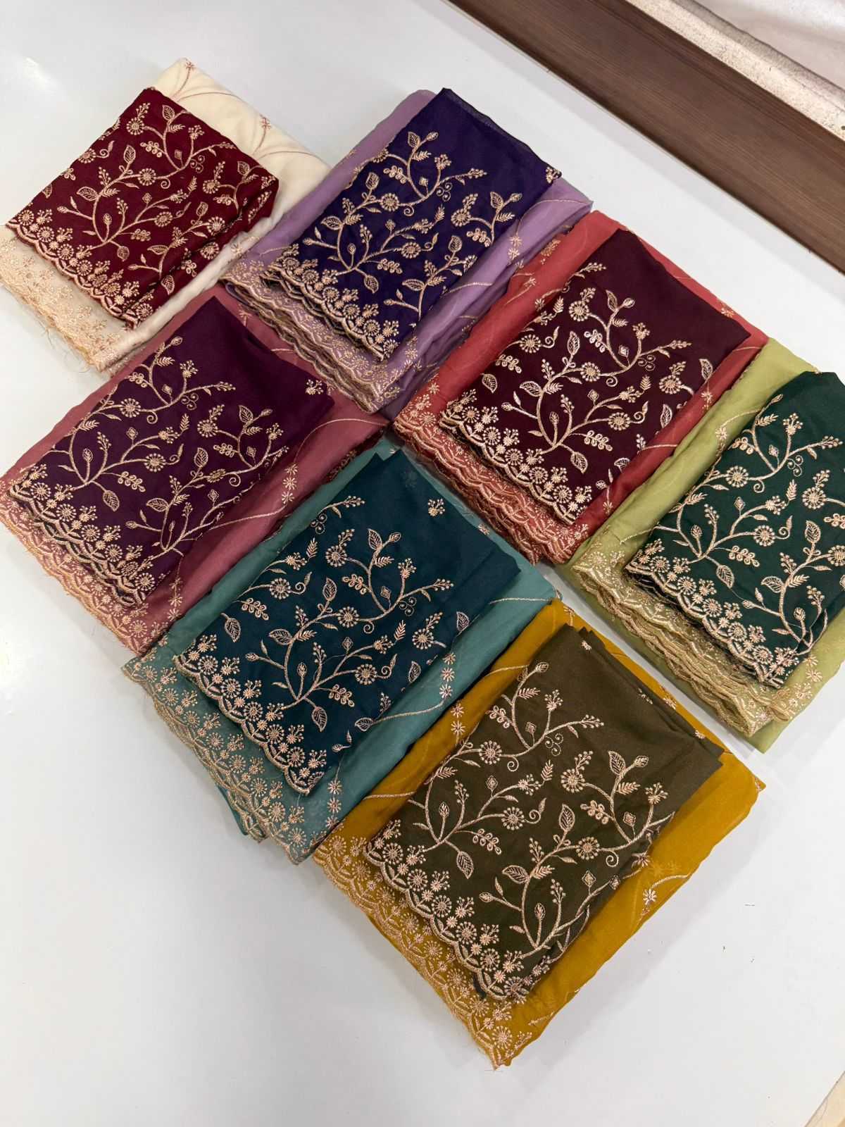 YNF Wholesale Georgette Party Wear Sarees  | Surat Manufacturer