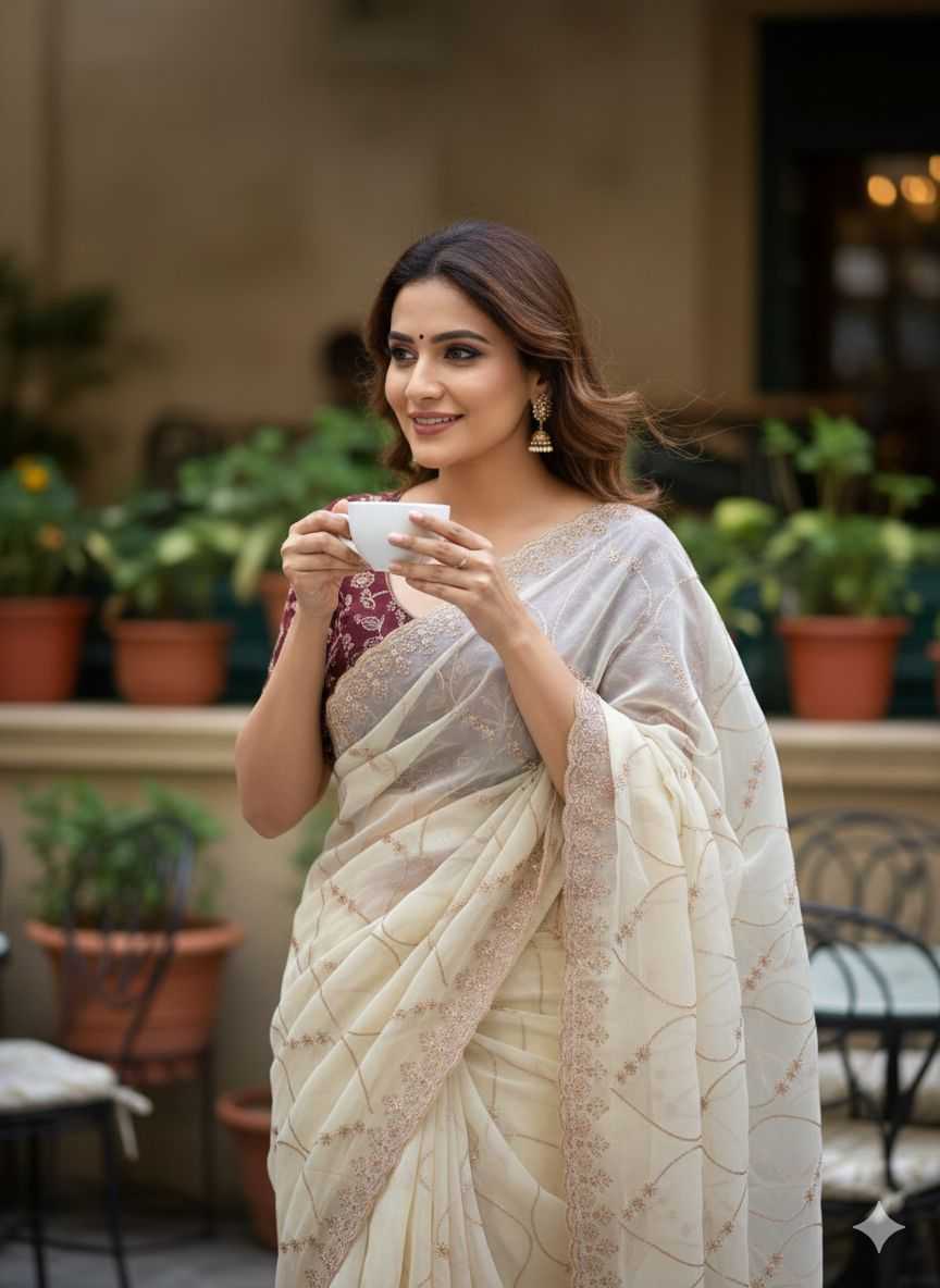 YNF Wholesale Georgette Party Wear Sarees  | Surat Manufacturer