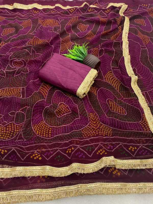 YNF Wholesale Chiffon Printed Sarees  | Surat Manufacturer