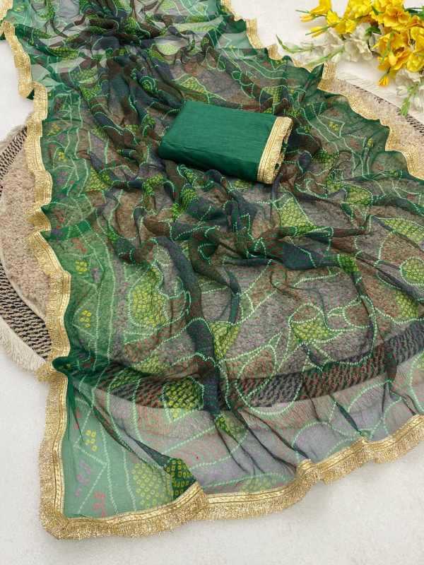 YNF Wholesale Chiffon Printed Sarees  | Surat Manufacturer