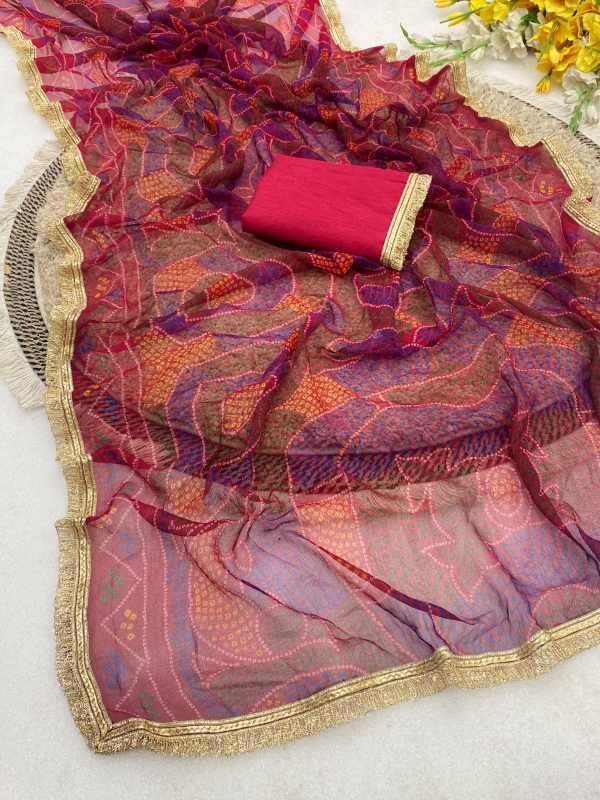 YNF Wholesale Chiffon Printed Sarees  | Surat Manufacturer