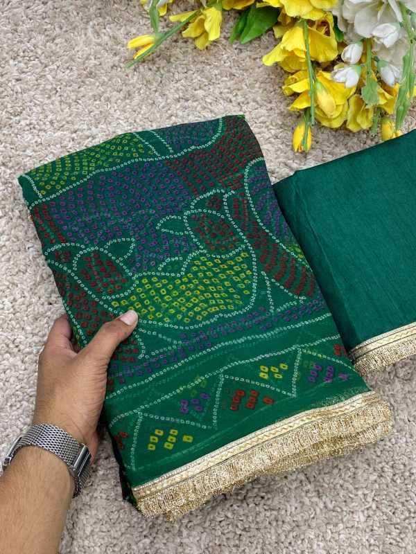 YNF Wholesale Chiffon Printed Sarees  | Surat Manufacturer