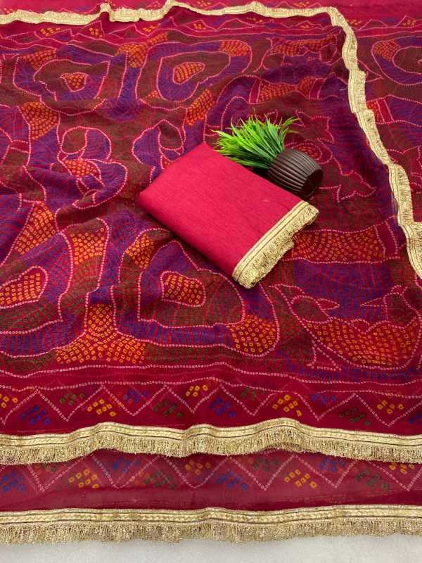 YNF Wholesale Chiffon Printed Sarees  | Surat Manufacturer