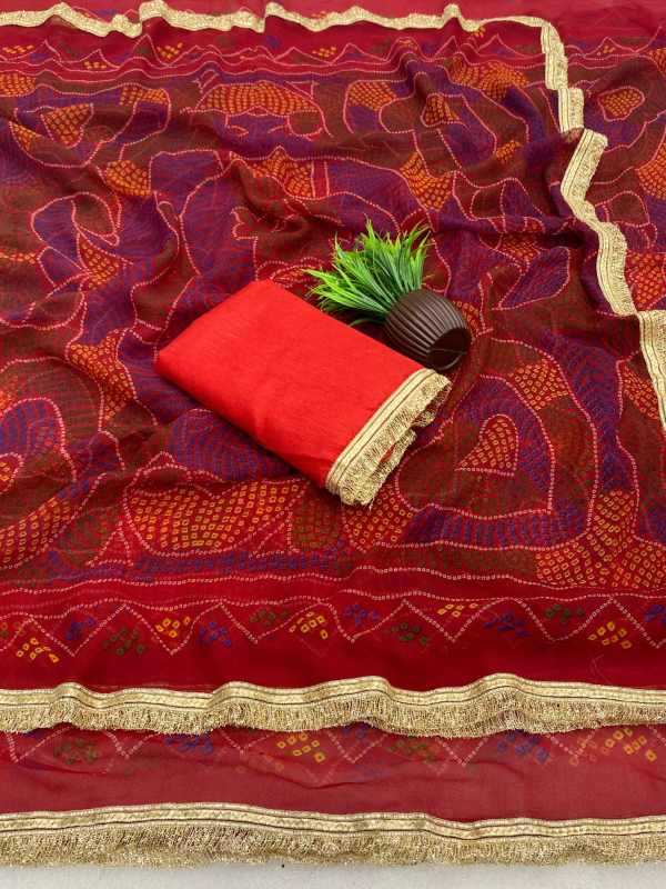 YNF Wholesale Chiffon Printed Sarees  | Surat Manufacturer