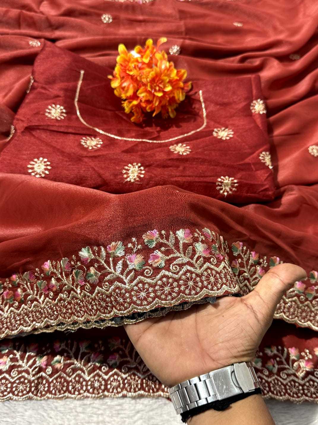 YNF Wholesale Georgette Georgette Sarees  | Surat Manufacturer