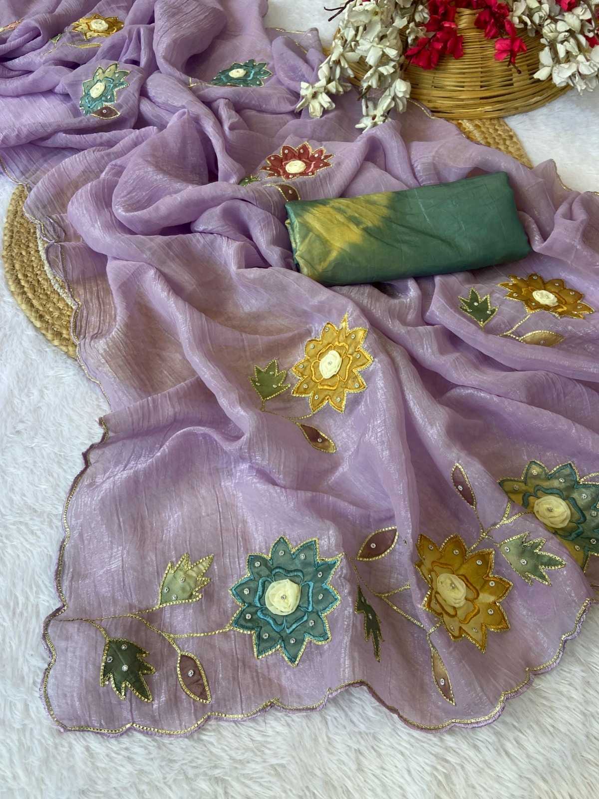 YNF Wholesale Crunchi Designer Sarees  | Surat Manufacturer