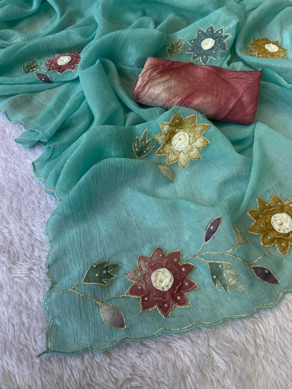 YNF Wholesale Crunchi Designer Sarees  | Surat Manufacturer