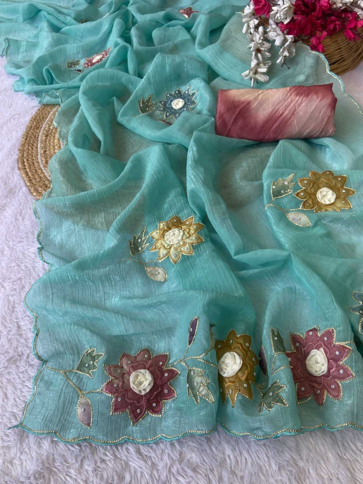 YNF Wholesale Crunchi Designer Sarees  | Surat Manufacturer