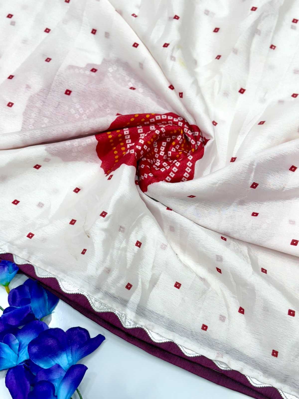 YNF Wholesale Chinon Designer Sarees  | Surat Manufacturer