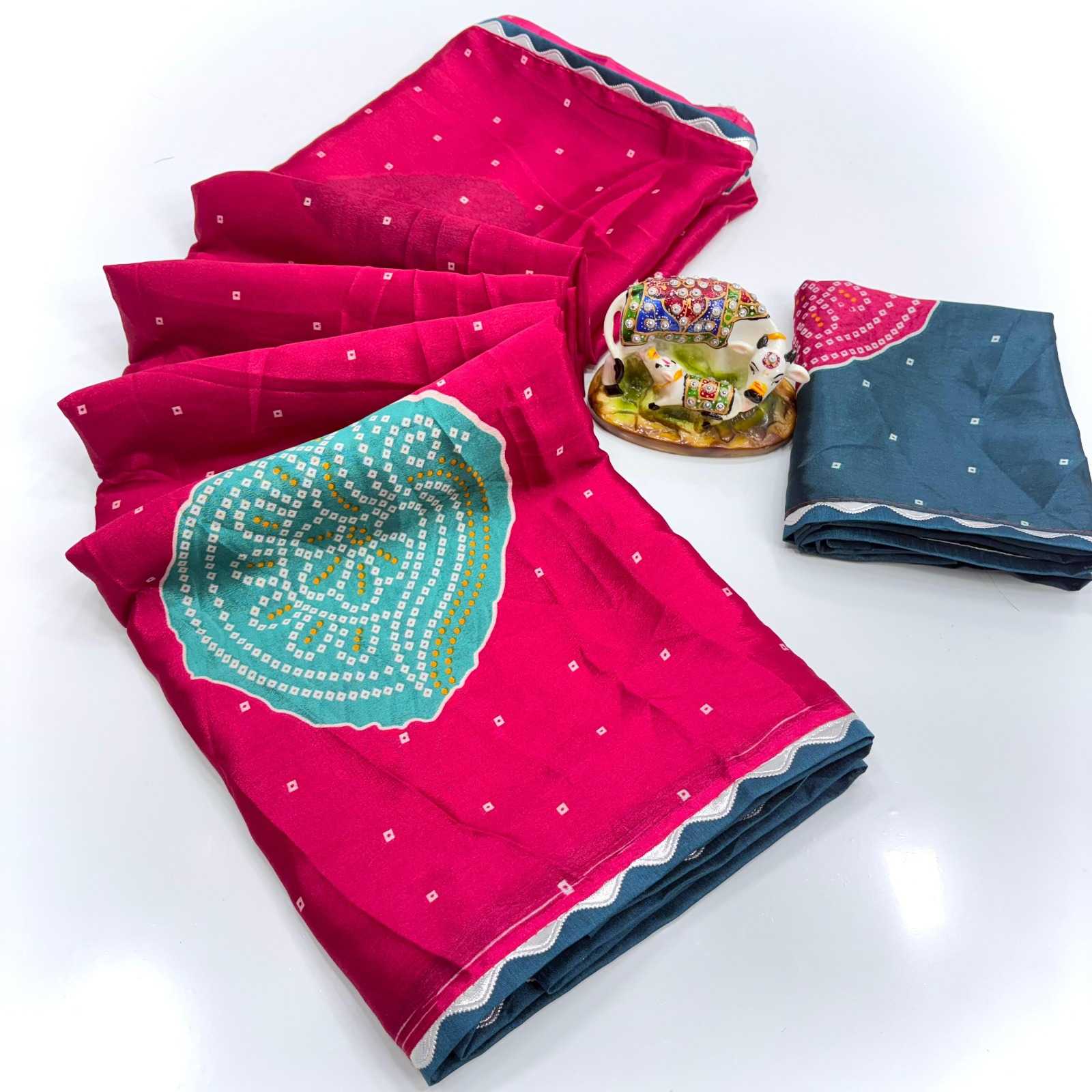 YNF Wholesale Chinon Designer Sarees  | Surat Manufacturer