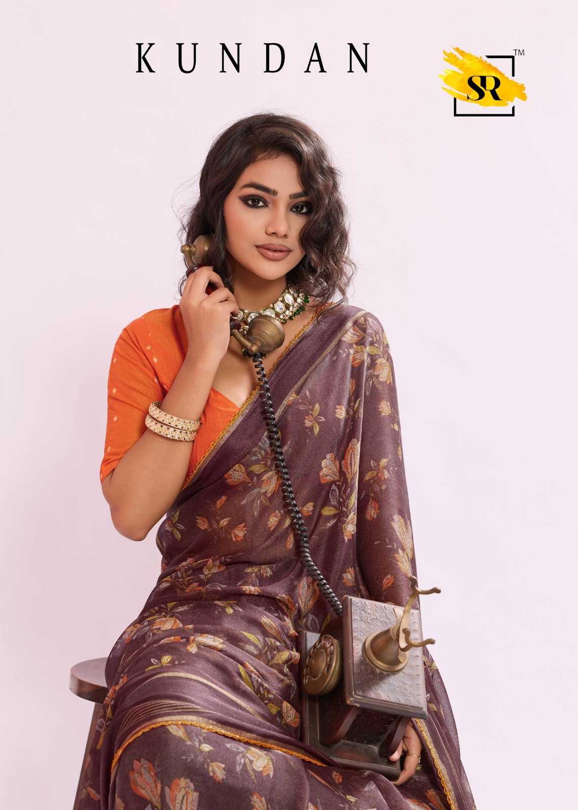 YNF Wholesale Georgette Printed Sarees KESH514 Kundan | Surat Manufacturer