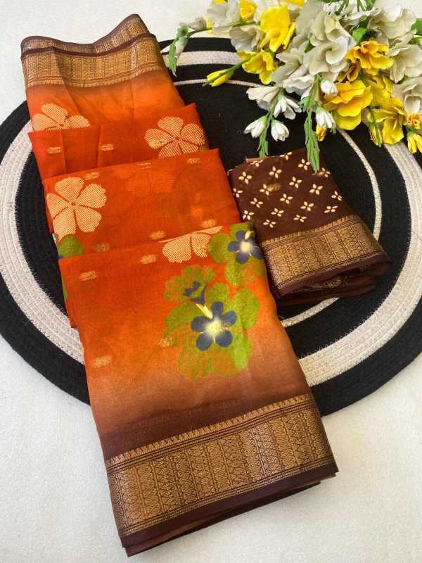 YNF Wholesale Crepe Designer Sarees  | Surat Manufacturer