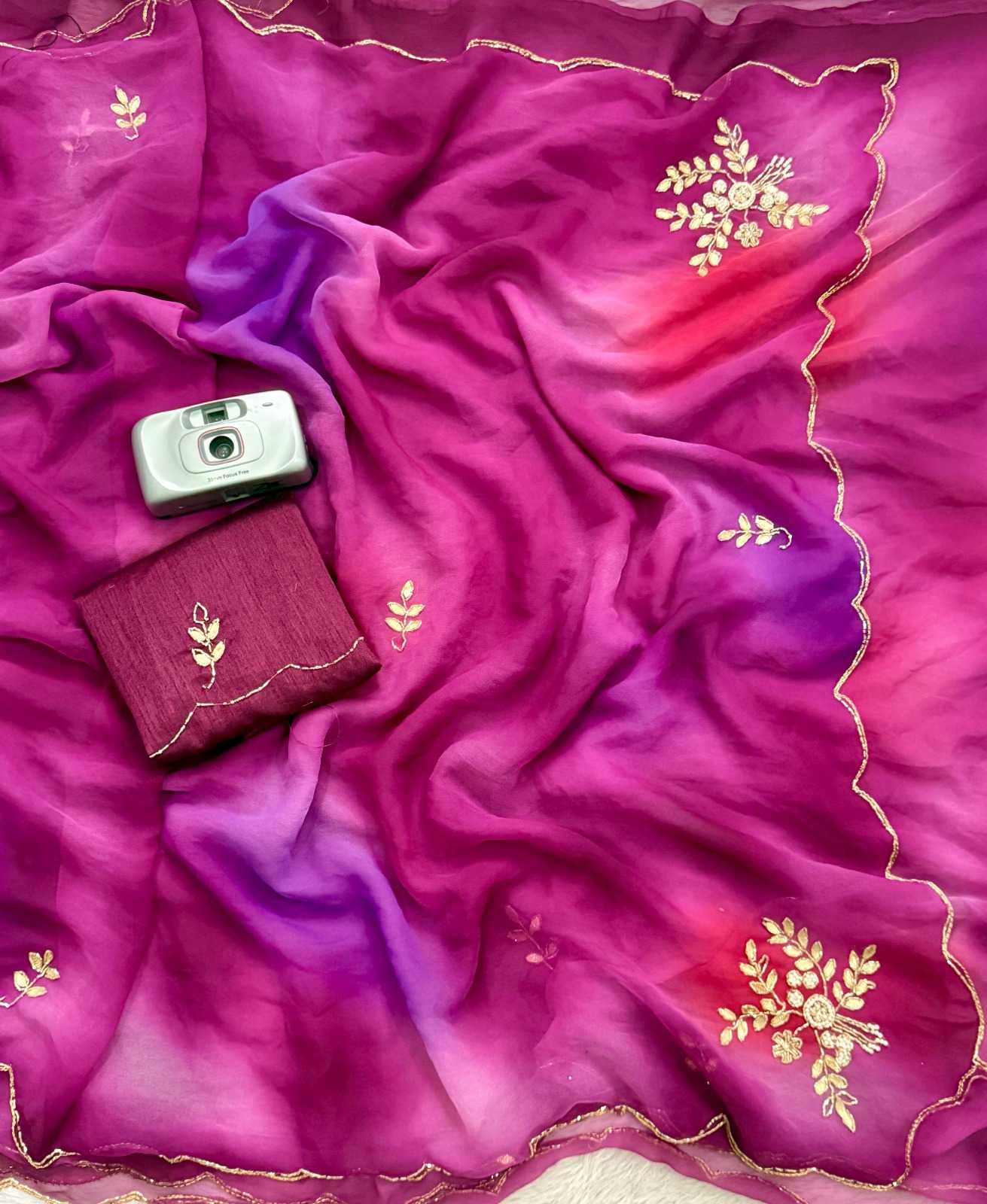 YNF Wholesale Chiffon Chiffon Sarees KESH514 Mor Chhadi | Surat Manufacturer