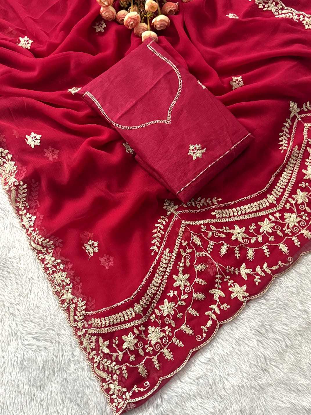 YNF Wholesale Chiffon Designer Sarees  | Surat Manufacturer