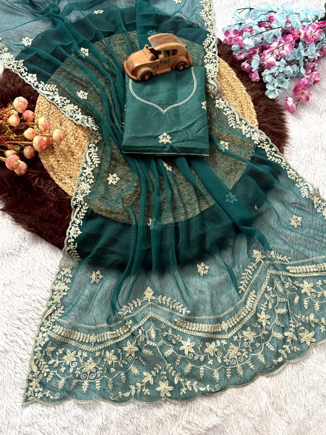 YNF Wholesale Chiffon Designer Sarees  | Surat Manufacturer