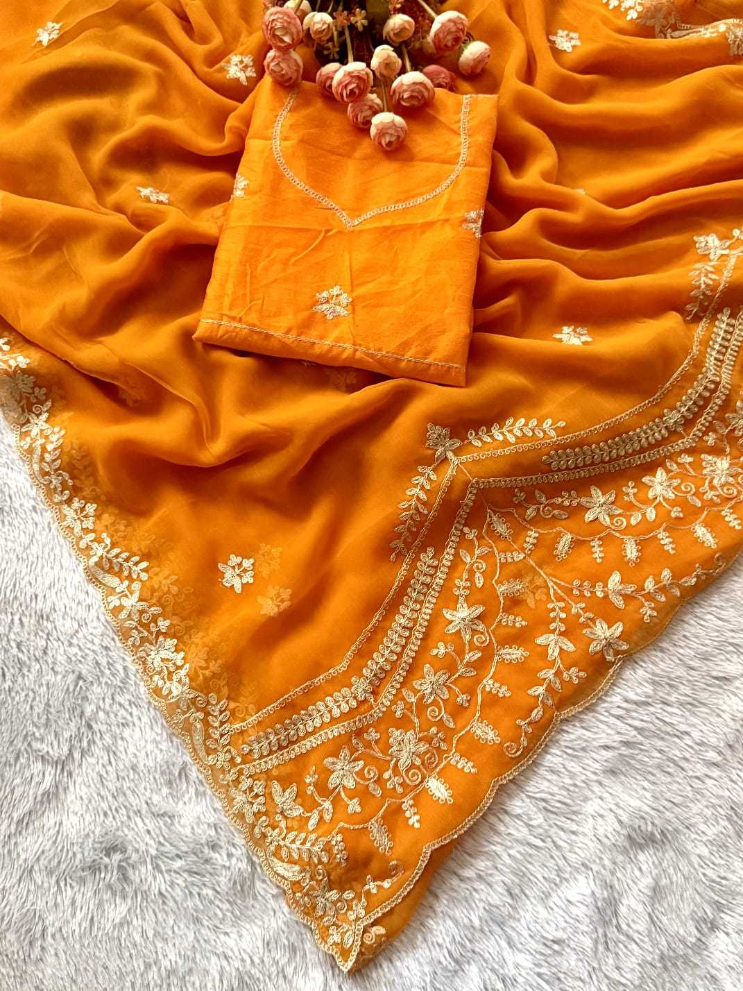 YNF Wholesale Chiffon Designer Sarees  | Surat Manufacturer