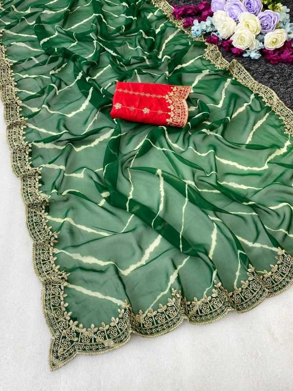 YNF Wholesale Georgette Printed Sarees KESH514 Prisha | Surat Manufacturer