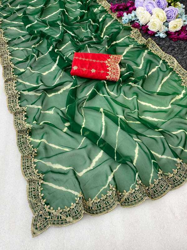 YNF Wholesale Georgette Printed Sarees  | Surat Manufacturer