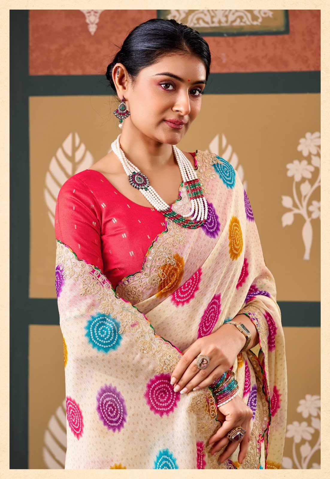 YNF Wholesale Chiffon Designer Sarees  | Surat Manufacturer