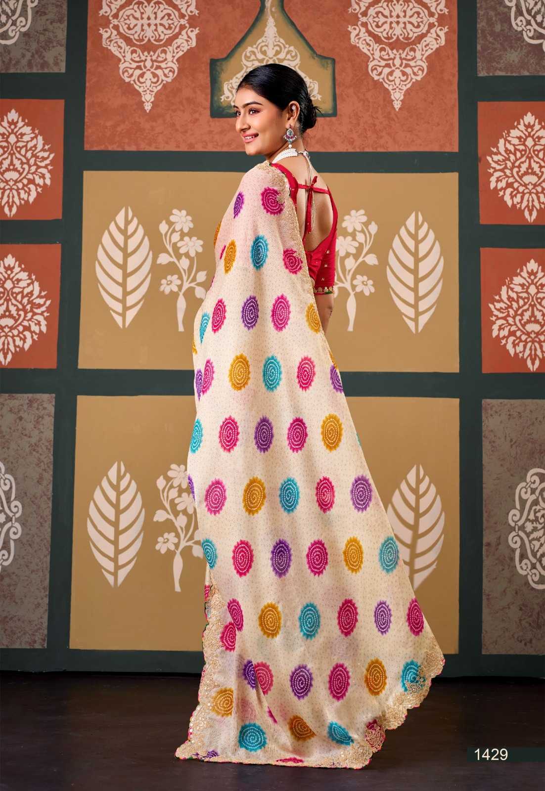 YNF Wholesale Chiffon Designer Sarees  | Surat Manufacturer