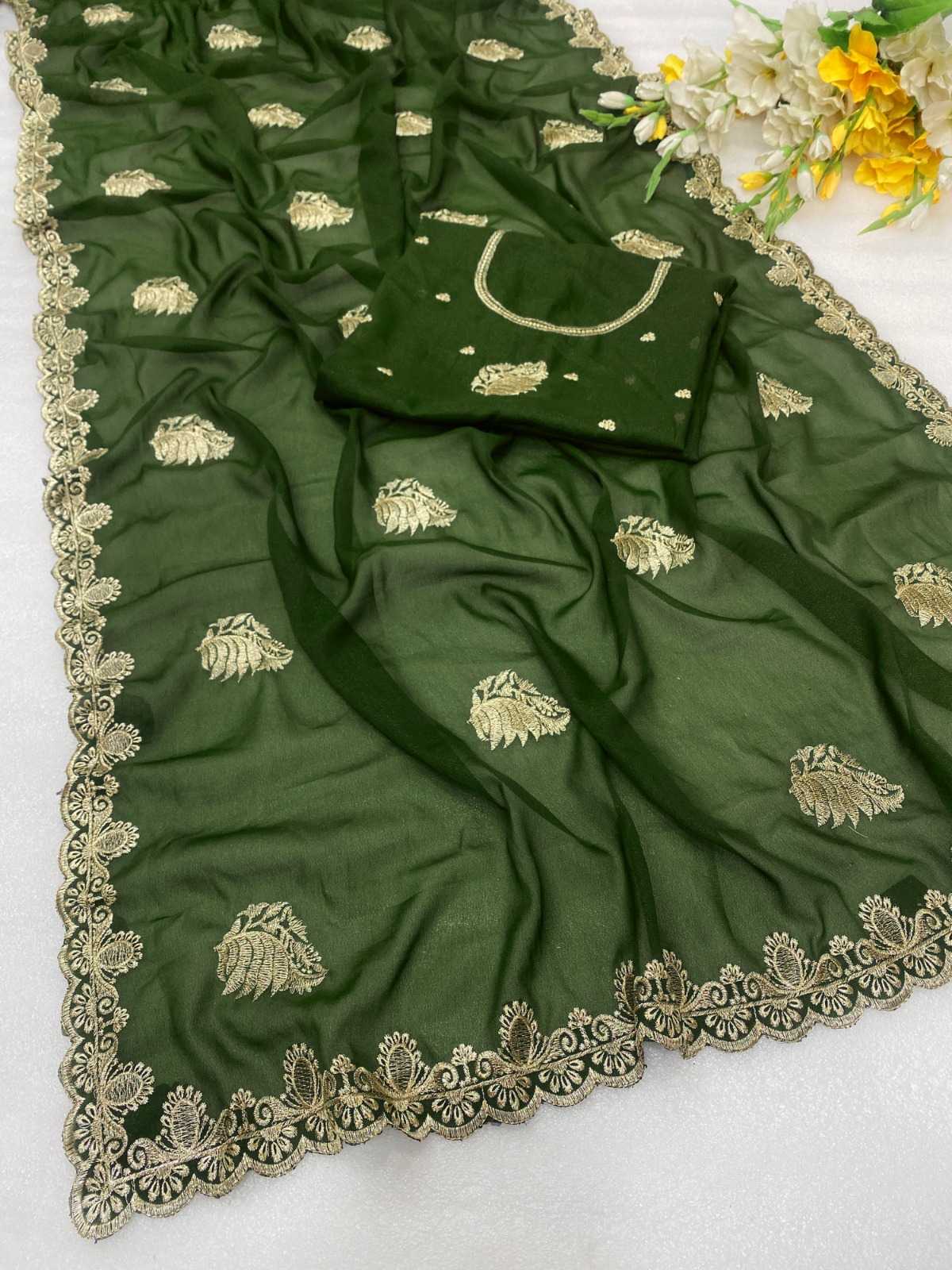 YNF Wholesale Georgette Georgette Sarees  | Surat Manufacturer