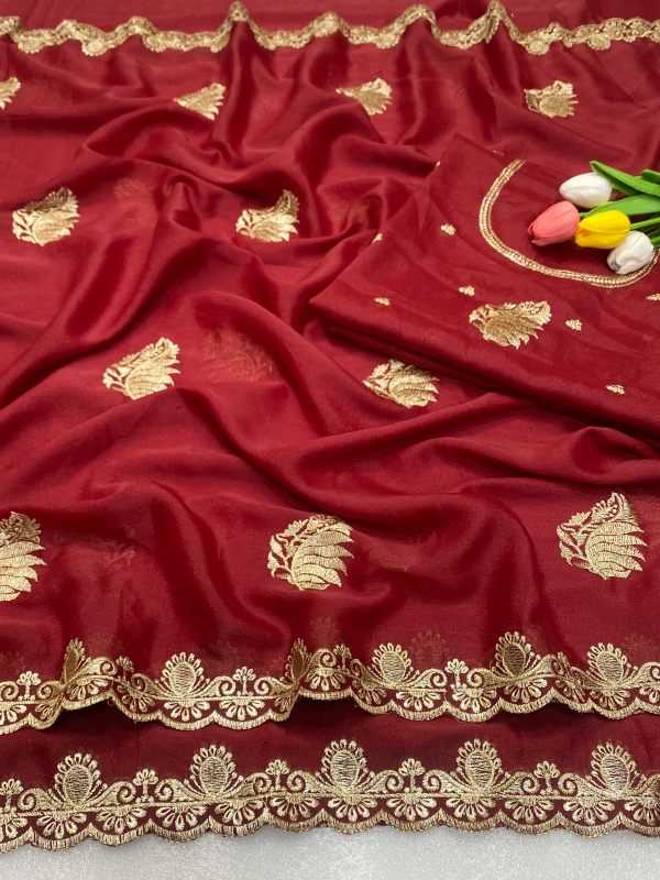 YNF Wholesale Georgette Georgette Sarees  | Surat Manufacturer