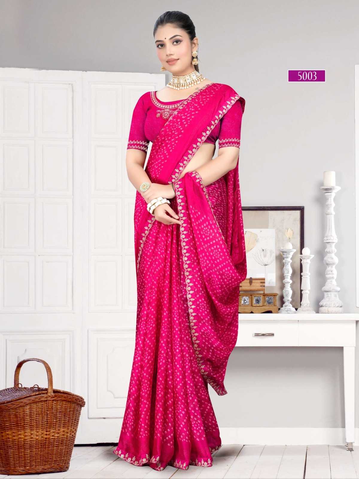 YNF Wholesale Georgette Printed Sarees  | Surat Manufacturer