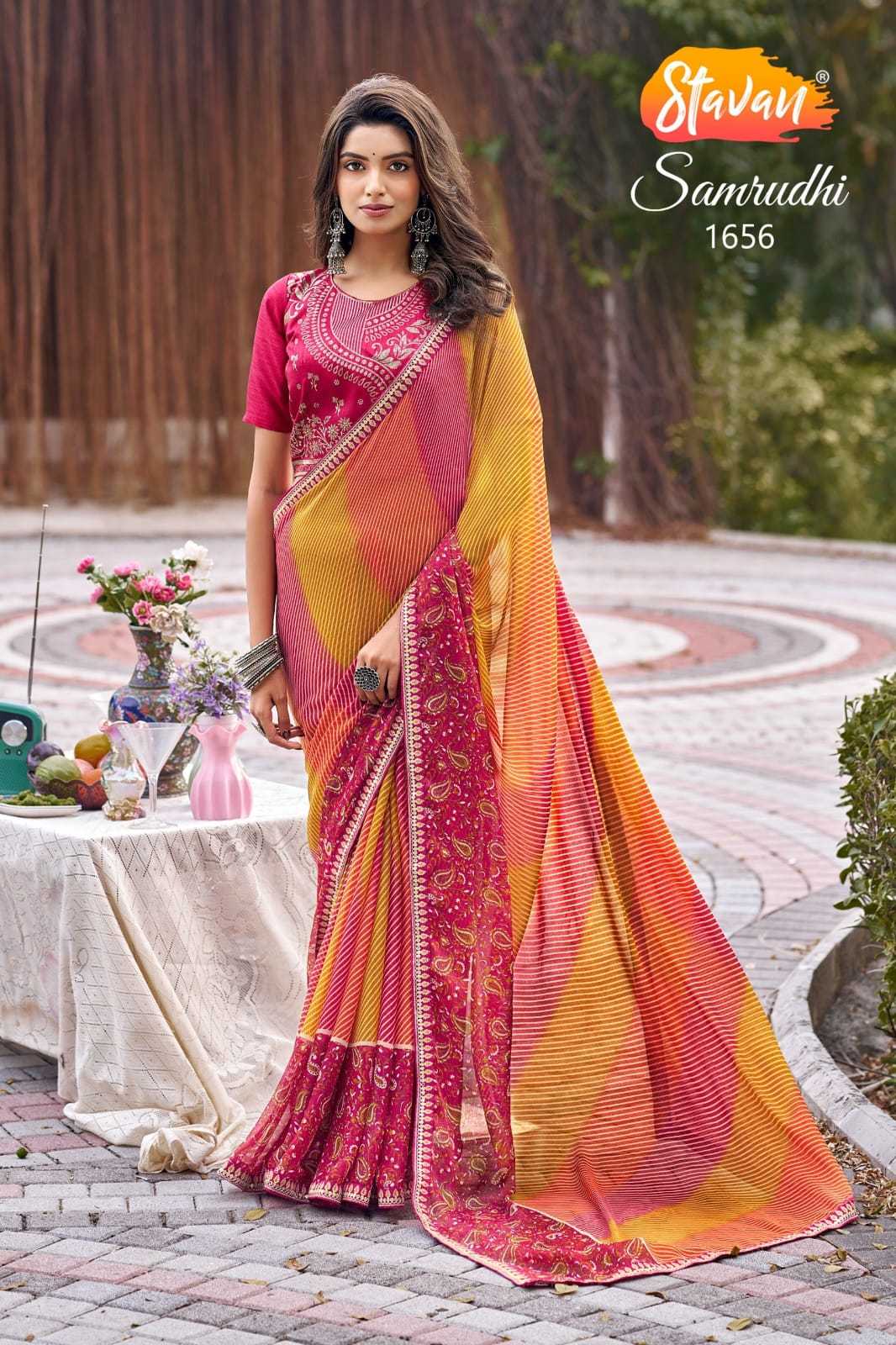 YNF Wholesale Fancy Printed Sarees  | Surat Manufacturer