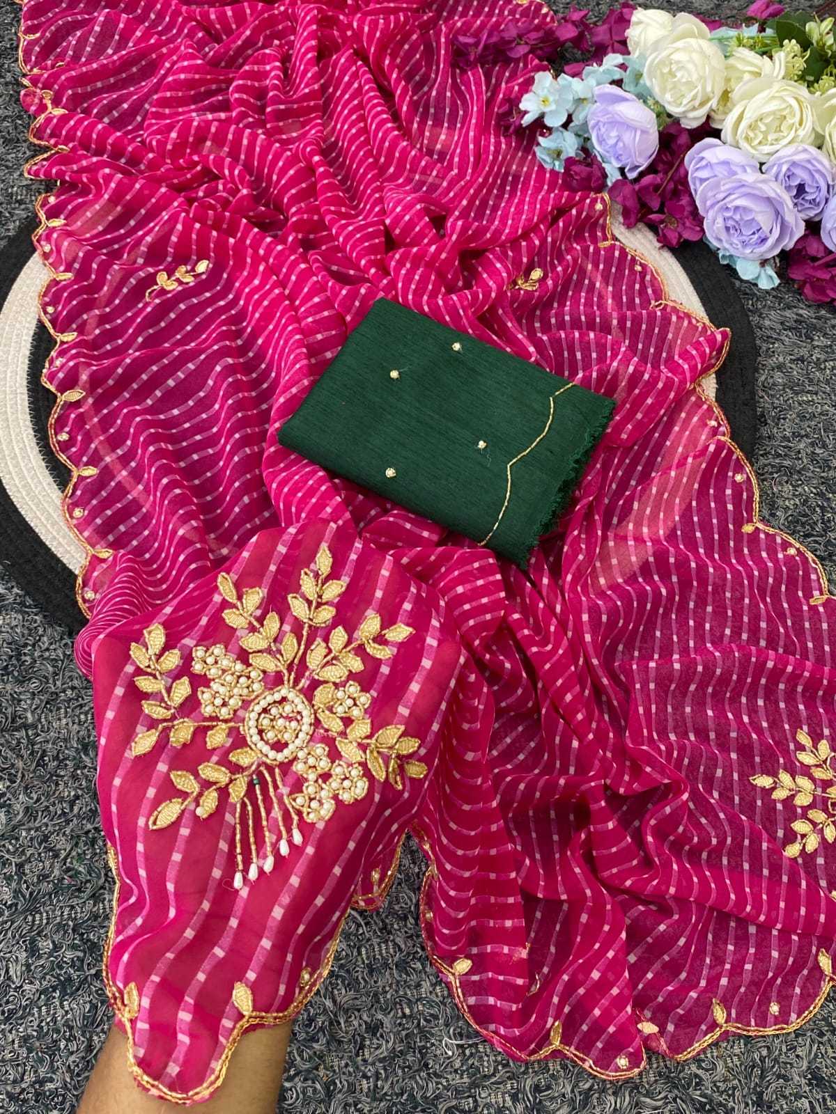 YNF Wholesale Georgette Printed Sarees KESH514 Sanjna | Surat Manufacturer