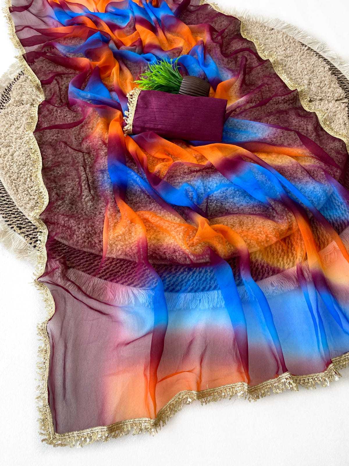 YNF Wholesale Chiffon Printed Sarees  | Surat Manufacturer