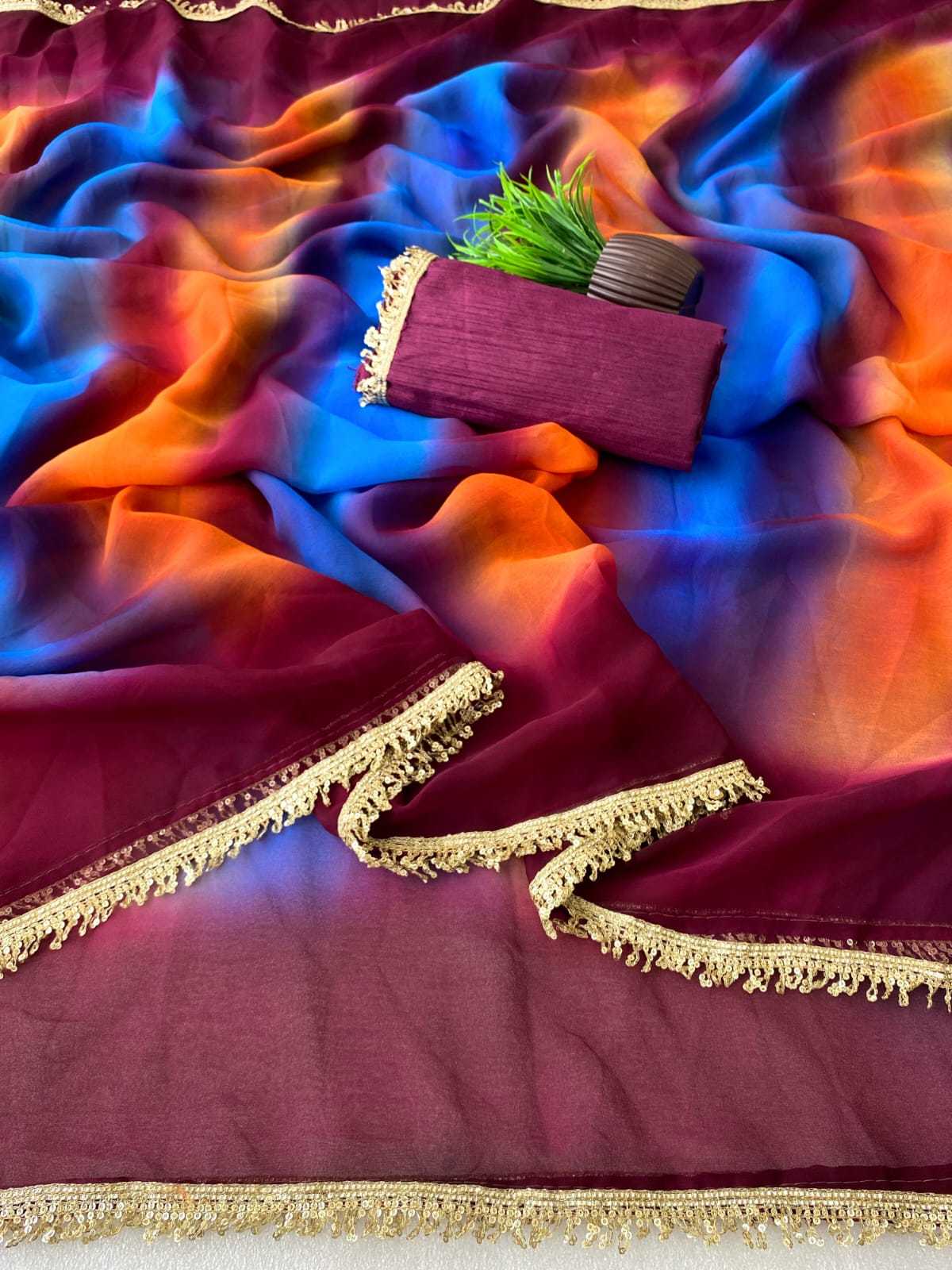 YNF Wholesale Chiffon Printed Sarees  | Surat Manufacturer