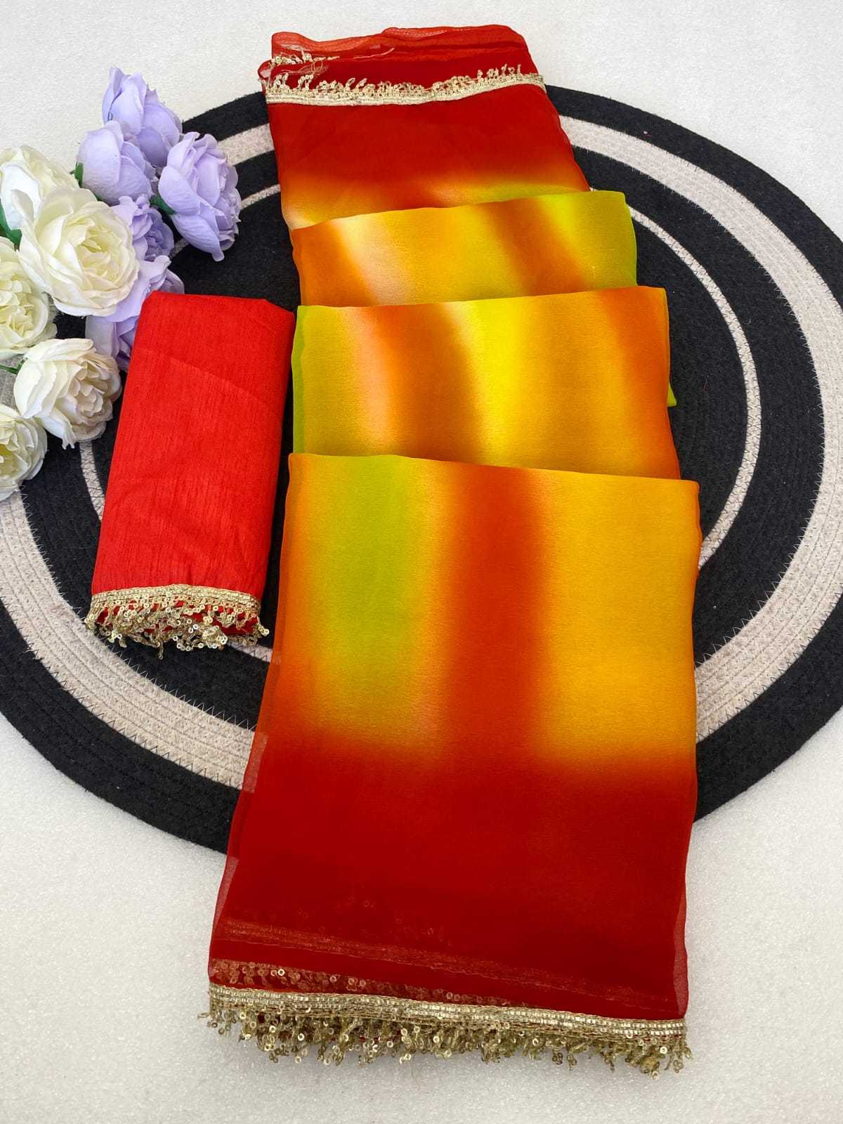 YNF Wholesale Chiffon Printed Sarees  | Surat Manufacturer