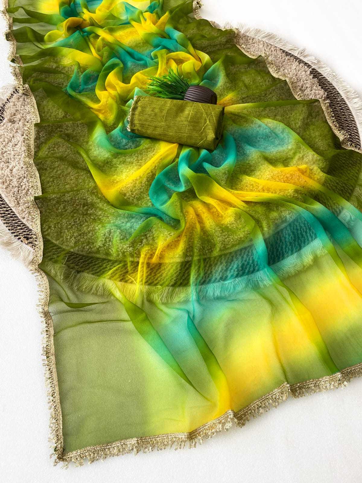 YNF Wholesale Chiffon Printed Sarees  | Surat Manufacturer
