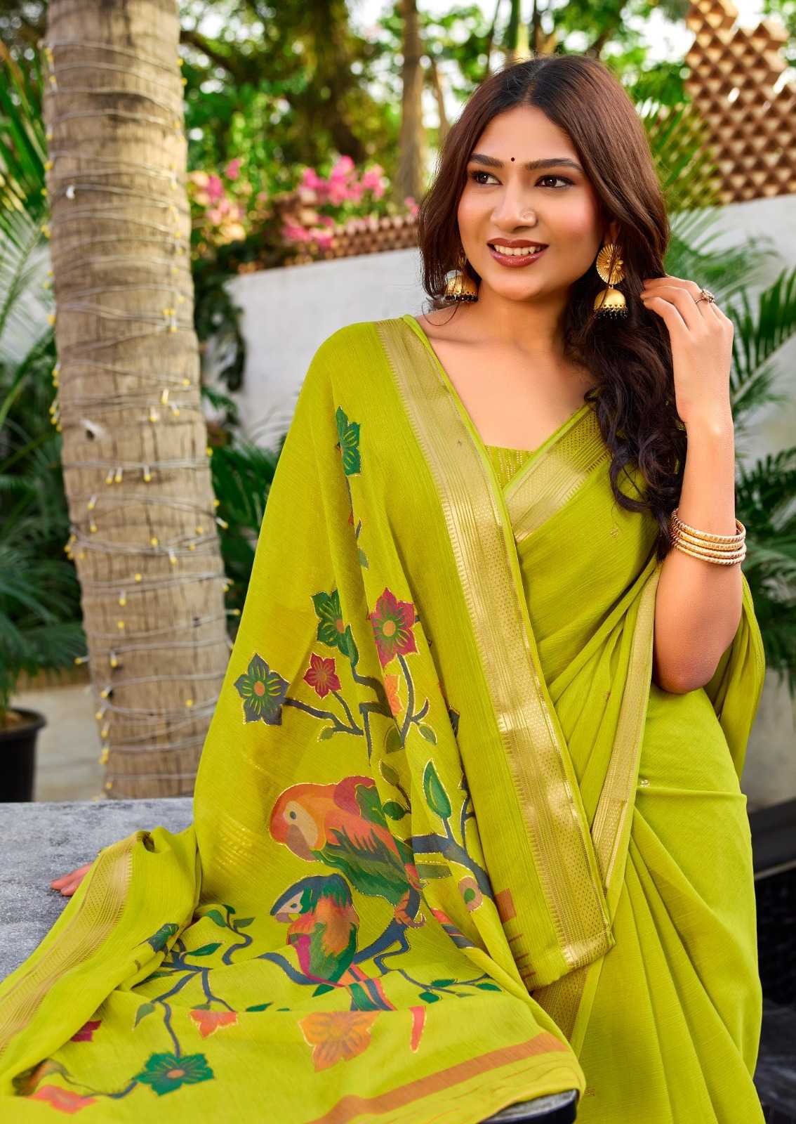 YNF Wholesale Viscose Butta Sarees KESH514 SENARA | Surat Manufacturer
